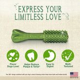 Nutri Dent Dog Dental Treats – Natural Teeth Cleaning & Breath Freshener, Medium Size, 40 Count