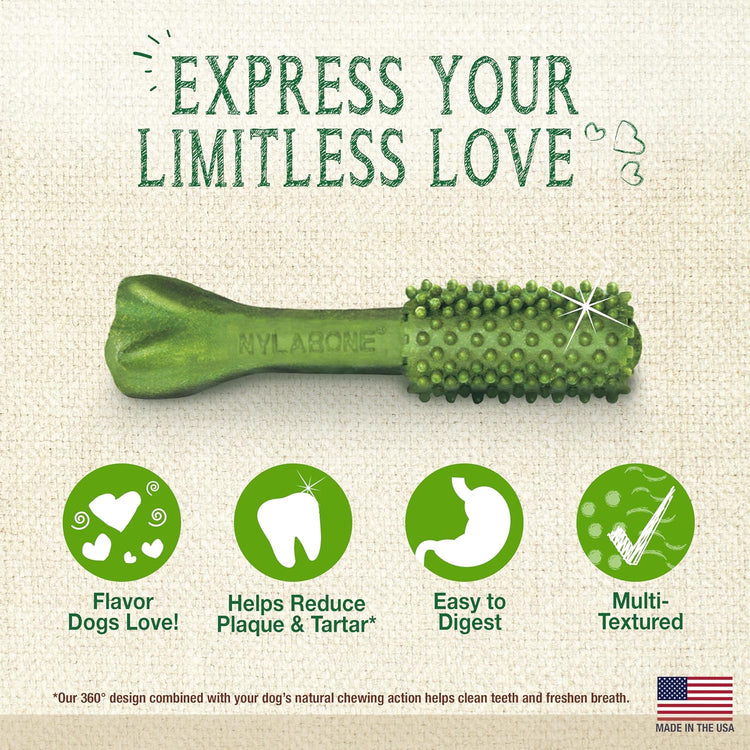 Nutri Dent Dog Dental Treats – Natural Teeth Cleaning & Breath Freshener, Medium Size, 40 Count