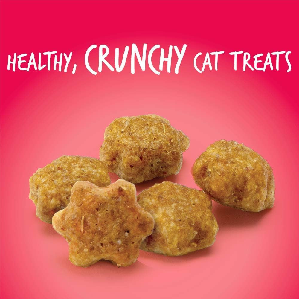 Cat Treats Crunchy Salmon & Cranberry Cat Treats Healthy Low Calorie, High Protein Wheat, Corn & Soy Free 30 Ounces