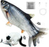 Floppy Fish Dog Toy & Cat Chew Toy – USB Charging, Interactive Teething Catnip Toy for Indoor Cats