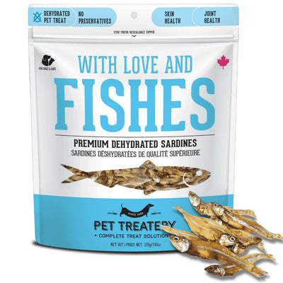 Pure Proteins Sardine Treats for Dogs & Cats – Natural Fish Treats, 210g
