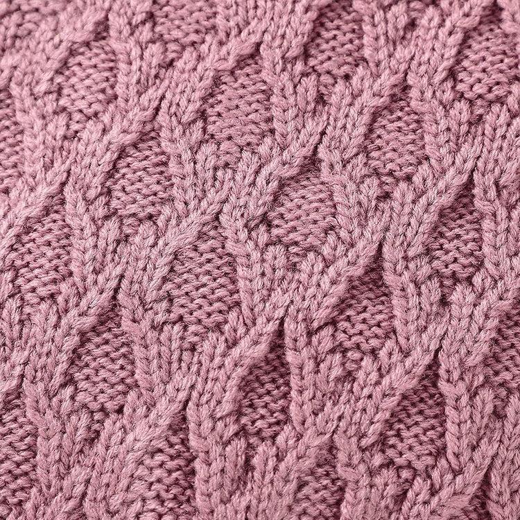 Knitted Braid Turtleneck Sweater Knitwear Warm Outerwear for Dogs & Cats