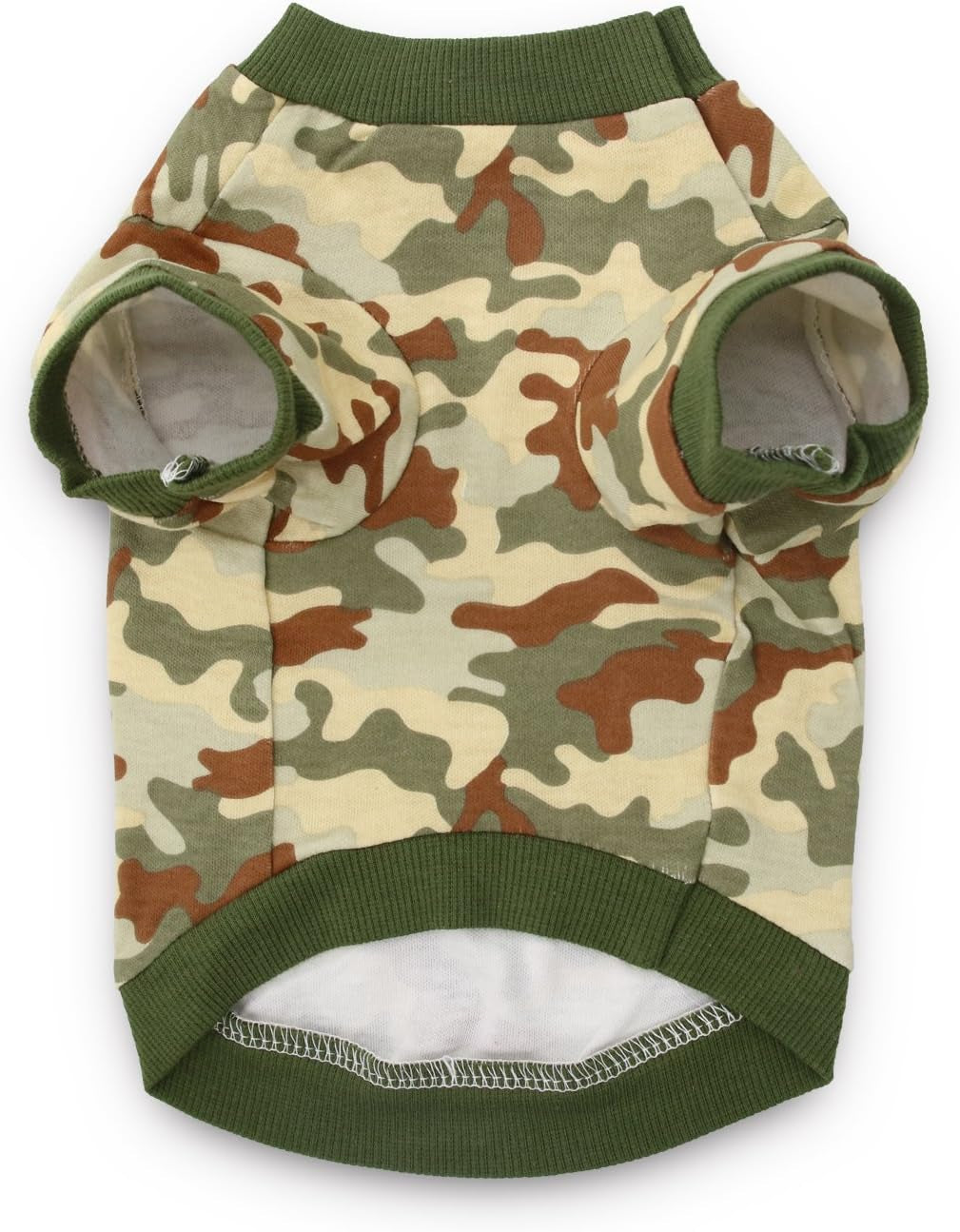 Small Puppy Boy Dog Clothes Boys Camo Shirts Puppy T Shirt Camouflage Green Male Tee Shirts Puppy Tshirt for Small Dog, Small, Army Green