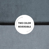 Waterproof 100% Leak Proof Blanket for Baby Adults Pets Dogs Cats, Pee Proof, 3 Layer Protector for Bed, Sofa Couch and Other Furniture, 70"X90", Charcoal | Light Grey, Reversible Lightweight