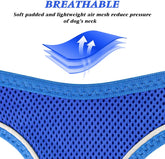 Small Dog No-Pull Harness – Reflective Soft Mesh Step-In Vest, Royal Blue XS (15"-17")