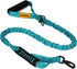 6FT Highly Reflective Heavy Duty Elastic Bungee Medium and Large Dog Leash Shock Absorbing with Comfortable Padded Handle and Traffic Handle Suitable for Training