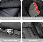Honest Dog Car Seat Covers with Mesh Window,Dog Seat Cover with Side Flap for Cars, Trucks, and Suv&