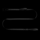 Relfective Dog Leash for Medium Large Dogs,K9 Training Walking Lead with Double Handle,Heavy Duty Auto-Lock Metal Clasp (6Ft, Black)