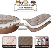 Cooling Cat Beds for Indoor Cats Small Dog Bed, Pet Cooling Bed Machine Washable Puppy Bed Breathable Pet Cooling Mat