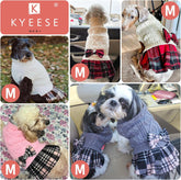 Dog Sweater Knitwear Dog Sweaters for Small Dogs Girl Soft Turtleneck Pet Sweater Dress Thick Dogs Clothes with Bowtie Stretchy Cat Sweaters Warm Pullover Pet Coats for Cold Weather Winter