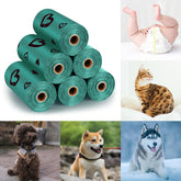 Dog Poop Bag Rolls - 540 Count Dog Waste Bags with Dispenser, Extra Thick Strong Leak Proof Poop Bags for Dogs Doggy | Scented Dark Green