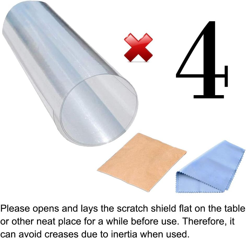 Furniture Scratch Guards, X-Large Premium Flexible Vinyl Cat Couch Protector Guards with Pins for Protecting Your Upholstered Furniture, Cat Scratch Deterrent Pad, 18" L X 12" W