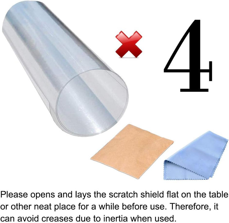 Furniture Scratch Guards, X-Large Premium Flexible Vinyl Cat Couch Protector Guards with Pins for Protecting Your Upholstered Furniture, Cat Scratch Deterrent Pad, 18" L X 12" W