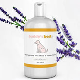 Oatmeal Dog Shampoo & Conditioner for Dry, Sensitive Skin – Calming Lavender Scent, Moisturizing, 16 oz