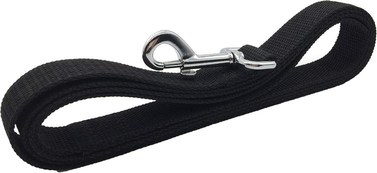 5 FT Strong Dog Leash, Nylon Dog Leashes for Small Medium Large Dogs Black