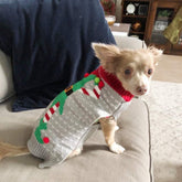 Christmas Dog Sweater – Ugly Elf Holiday Jumper (Clown, XL)