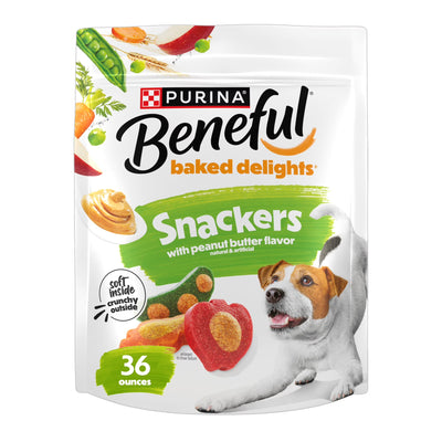 Purina Baked Delights Snackers Dog Treats – Made in USA, Ideal for Training