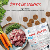 Dogs Love Duck & Carrot Jerky Treats – Premium, Filler-Free Dog Treats, 2.5 lb Bag