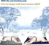 Large Pet Heating Pad – 34"x21" Electric Heated Bed with Washable Cover