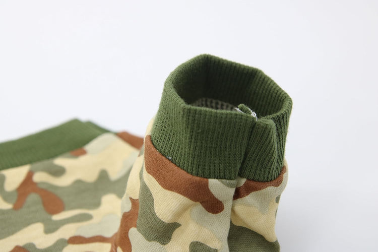 Small Puppy Boy Dog Clothes Boys Camo Shirts Puppy T Shirt Camouflage Green Male Tee Shirts Puppy Tshirt for Small Dog, Small, Army Green